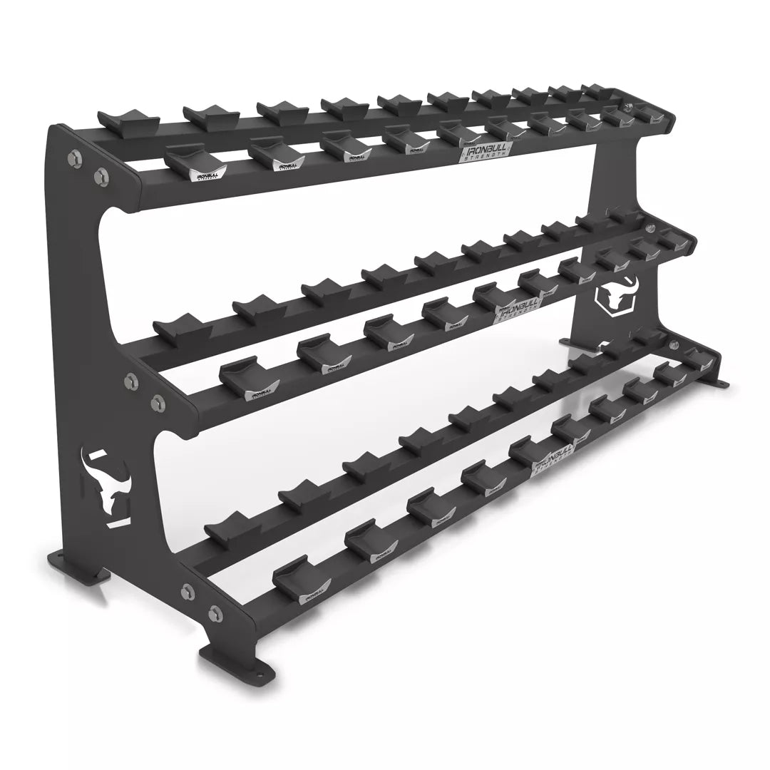 3 Tier Commercial Dumbbell Rack Iron Bull Strength Canada