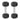 Rubber Hex Dumbbells & Sets (LB)