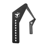 Extended 1.25" Pull-Up Bar Attachment for Squat Rack