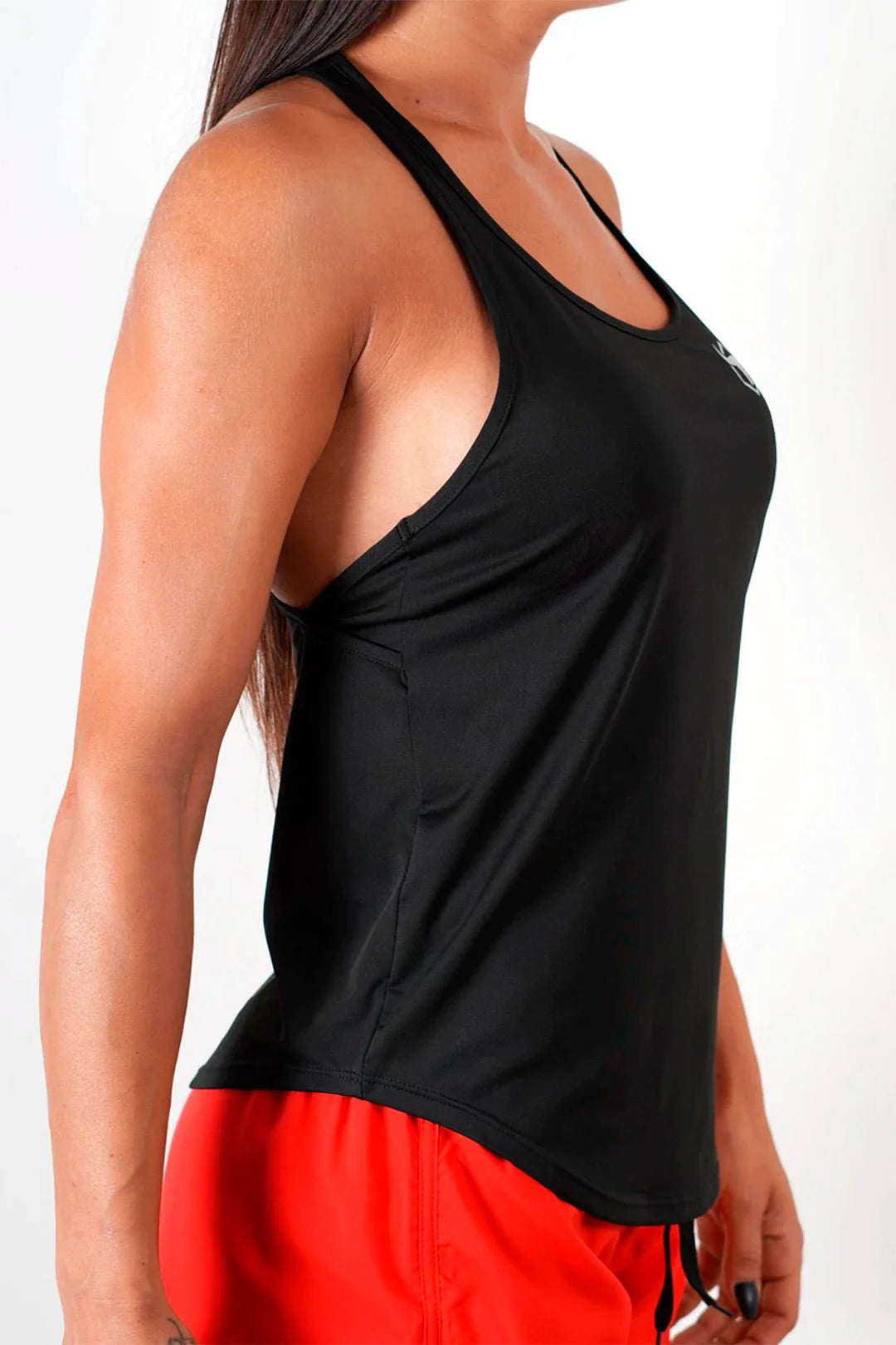Black tank top womens clearance