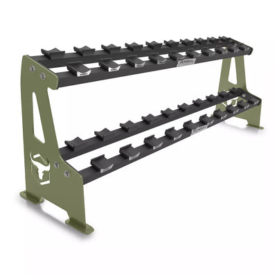 2-Tier Commercial Dumbbell Rack