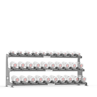3-Tier Commercial Dumbbell Rack