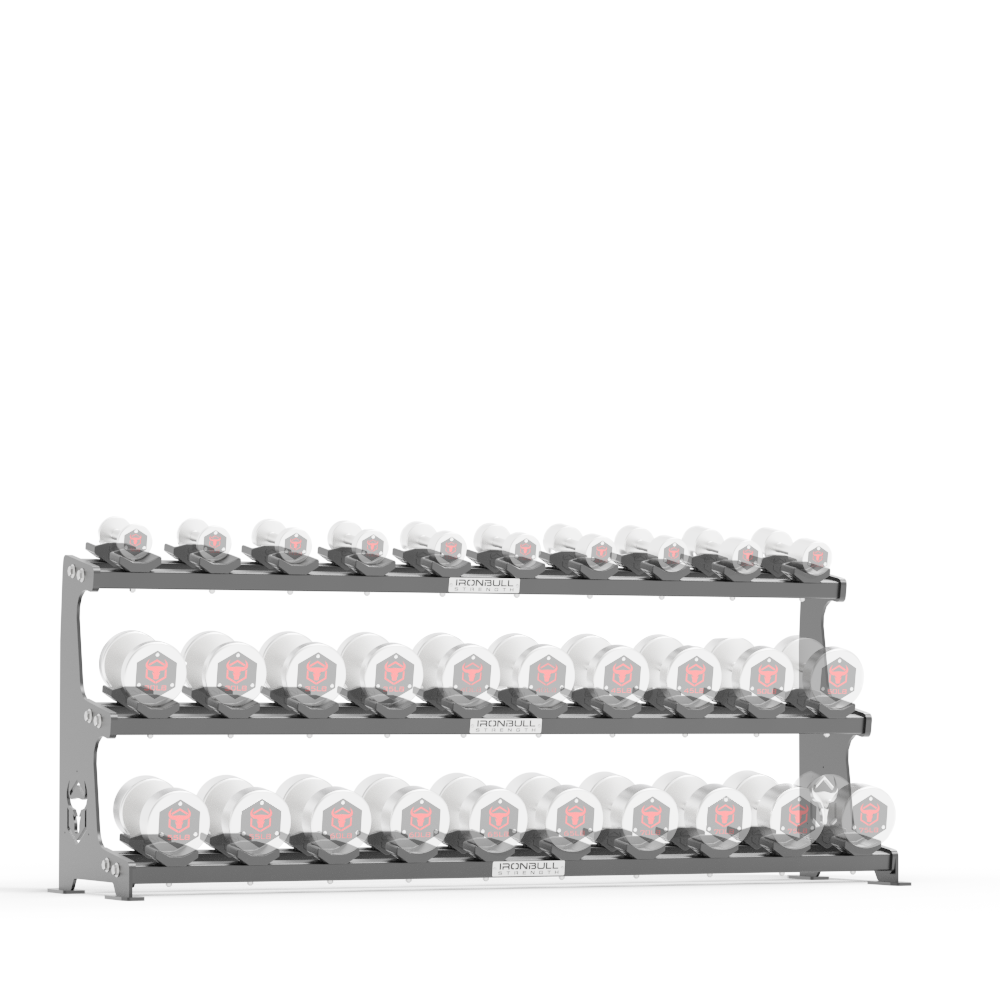 3-Tier Commercial Dumbbell Rack
