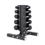 Support vertical pour haltères hexagonaux | 5 paires (5-25 lb)