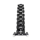 Support vertical pour haltères hexagonaux | 8 paires (5 à 40 lb)