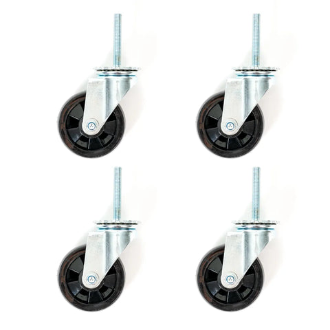 Swivel Caster Wheels - Set of 4