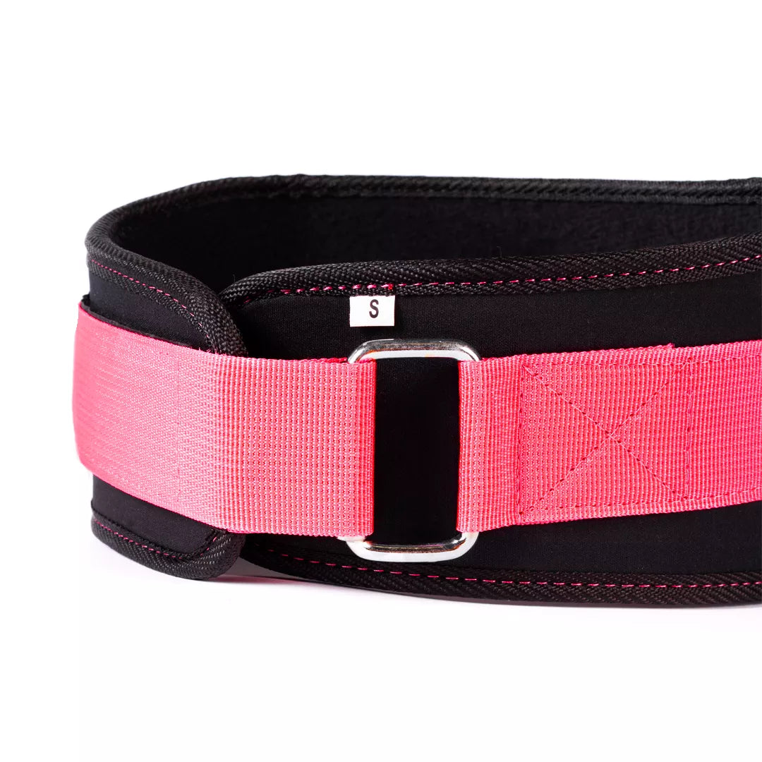 Fitness Weight Lifting Belt for Women Exercise Belt Workout Back Support  for Lifting Fitness Cross Training and Powerlifting (Color : Pink, Size :  XS)