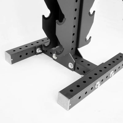Vertical Dumbbell Rack with Hex Dumbbells | 8 Pairs (5-40LB)