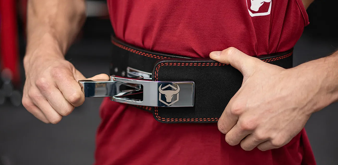  Flexz Fitness Lever Weight Lifting Belt Leather