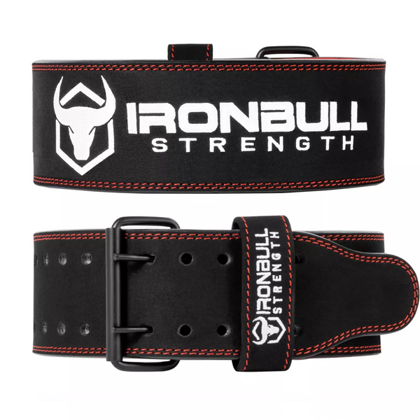 Large, All Black) - Iron Bull Strength Powerlifting Belt/Weight Lifting Belt  - 10mm Double Prong - 4-inch Wide - Advanced Back Support for Weightlifting  and Heavy Power Lifting : Buy Online at